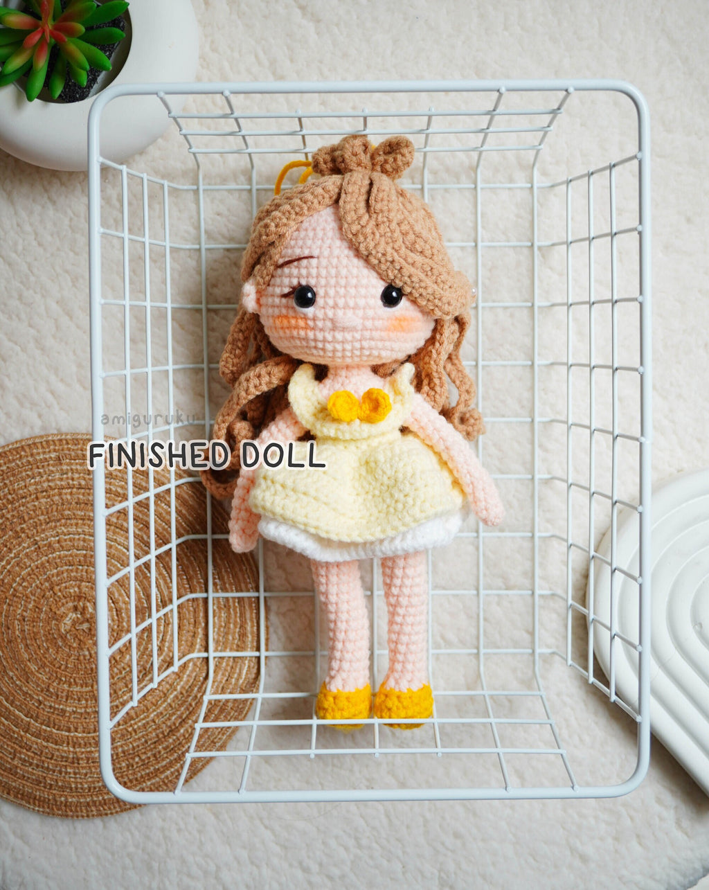 Belle the Beauty Amigurumi Doll