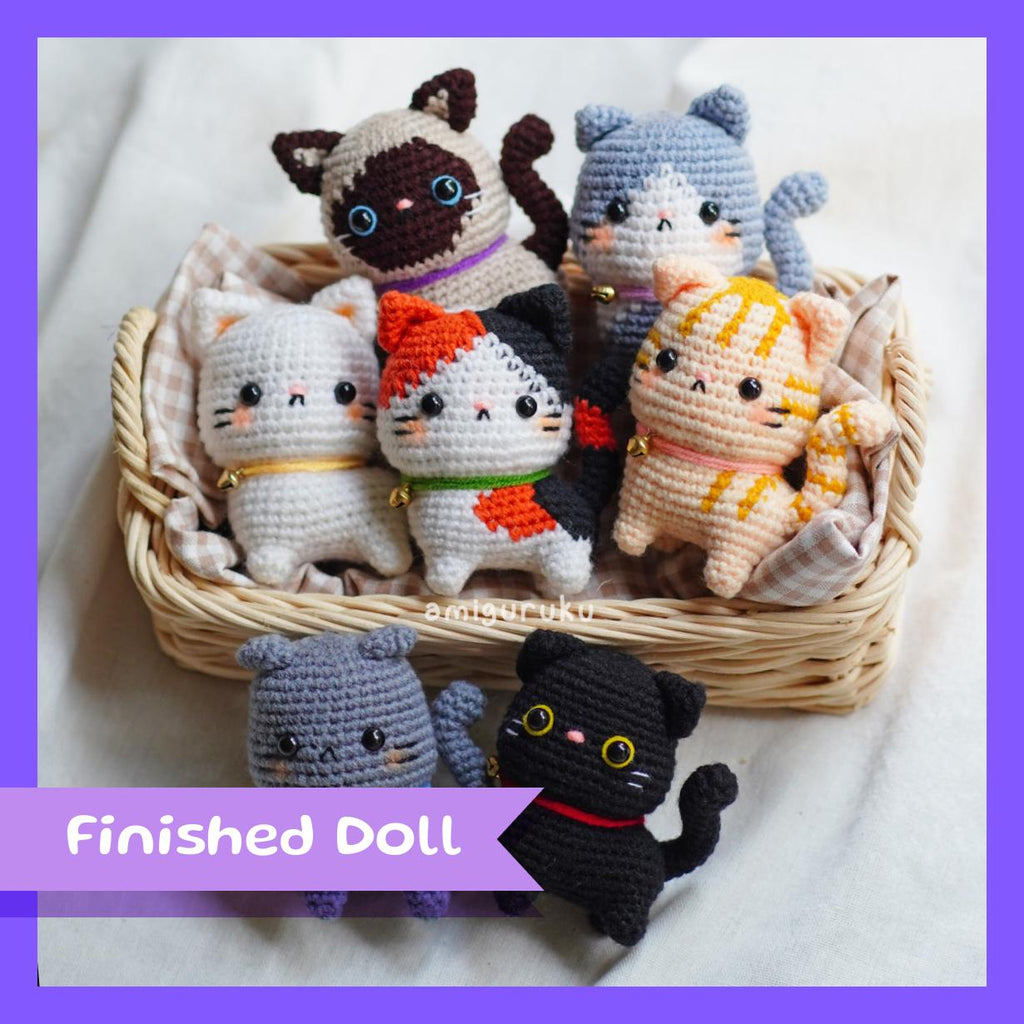 Amiguruku Cats Amigurumi Doll