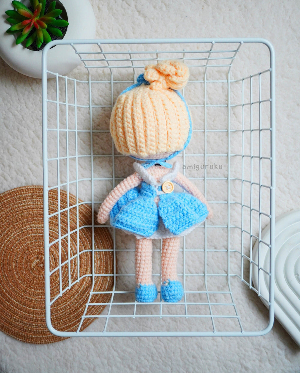 Cinderella Amigurumi Doll