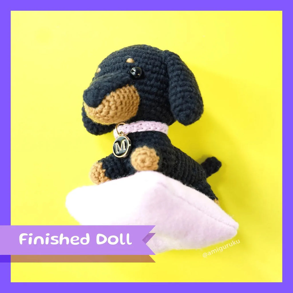 Dachshund Amigurumi Doll