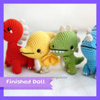 Amiguruku Dinosaurs Amigurumi Doll