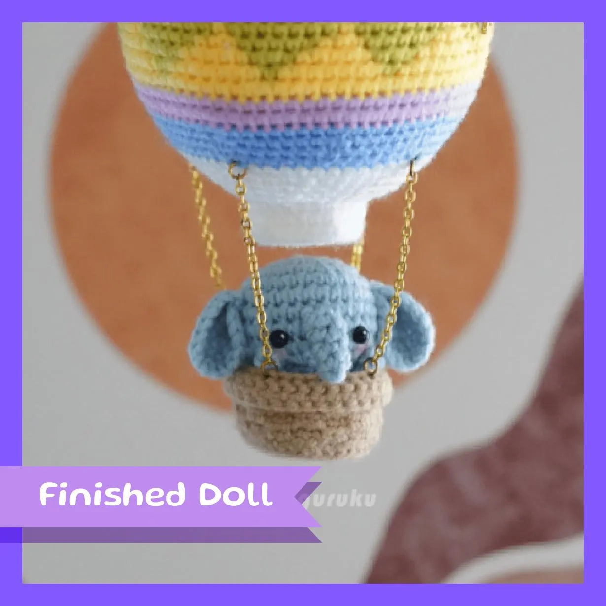 Hot Air Balloon Amigurumi Doll