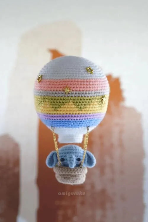 Hot Air Balloon Amigurumi Doll