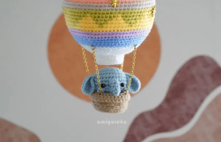Hot Air Balloon Amigurumi Doll