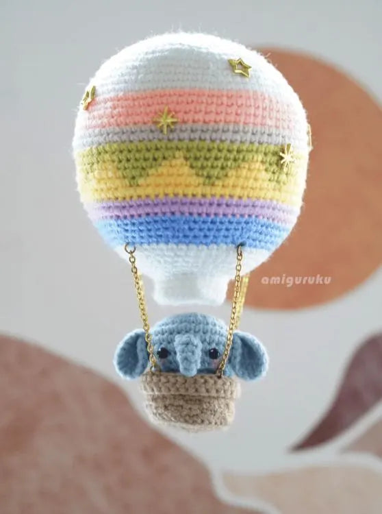 Hot Air Balloon Amigurumi Doll