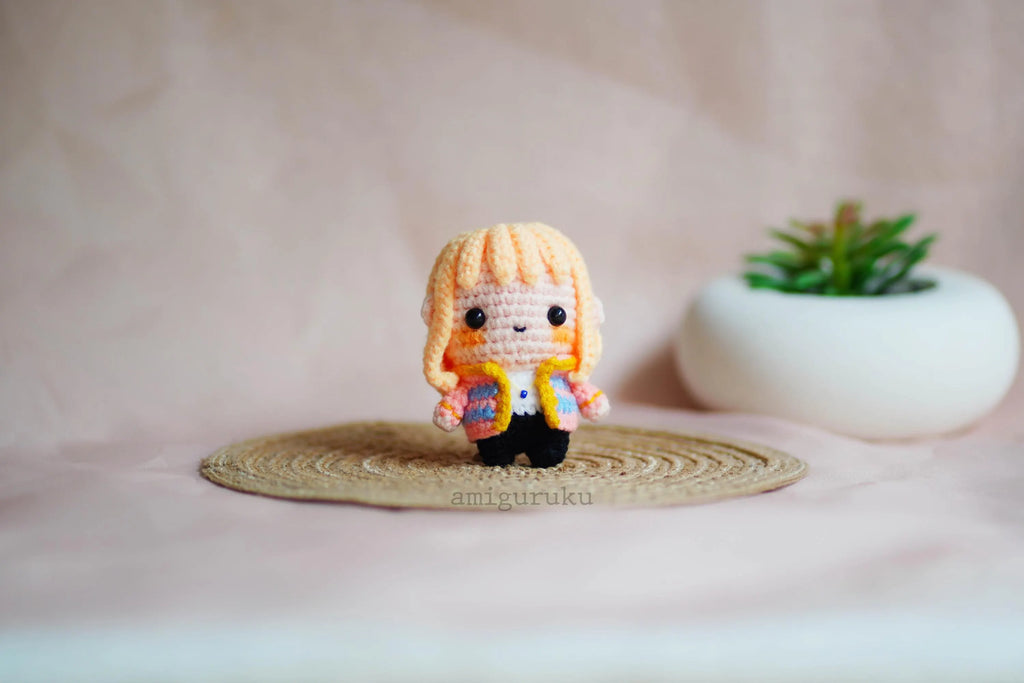 Handsome Wizard and Milliner Amigurumi Doll