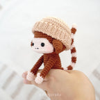Jesse the Cheeky Monkey Amigurumi Doll