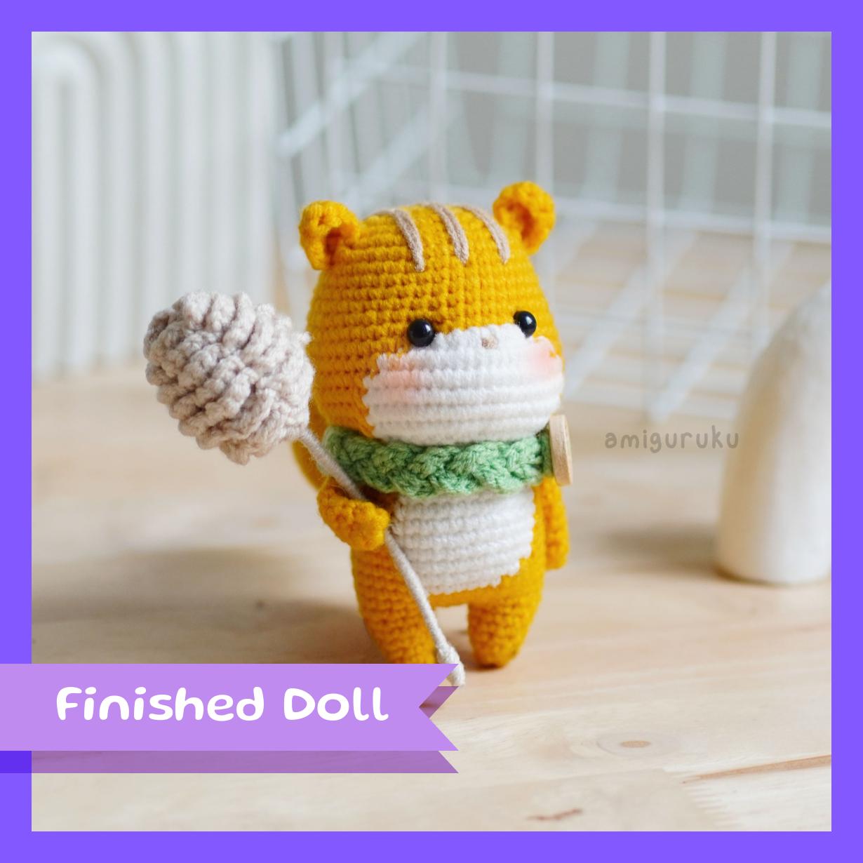 Korin the Squirrel Amigurumi Doll