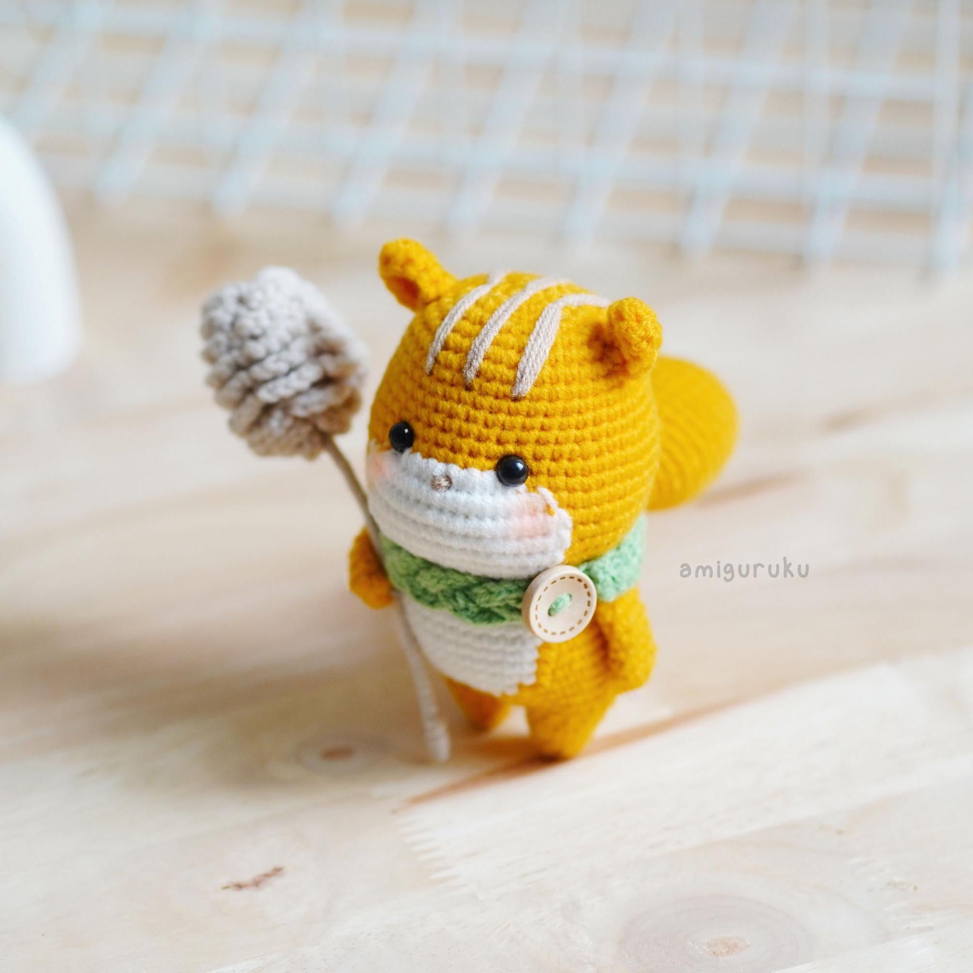 Korin the Squirrel Amigurumi Doll