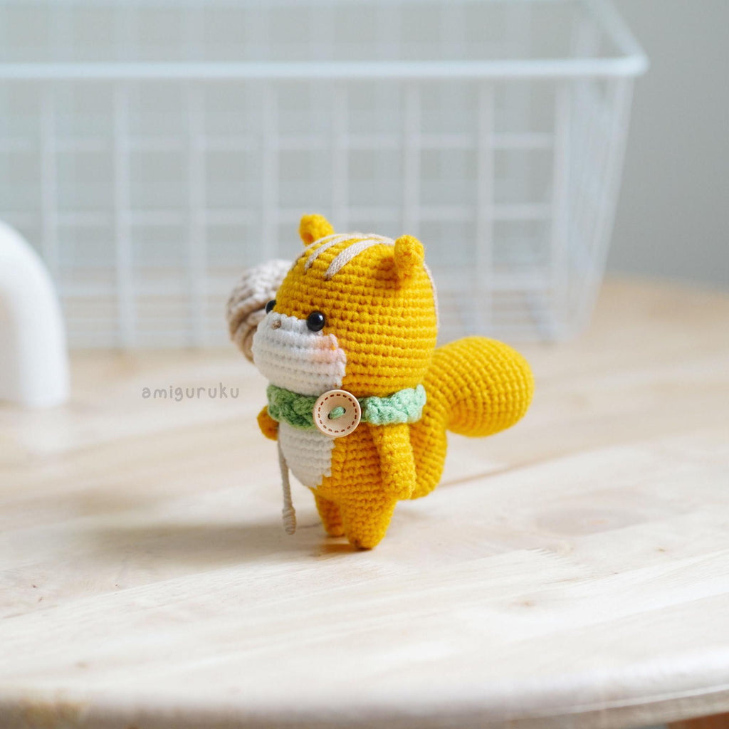 Korin the Squirrel Amigurumi Doll