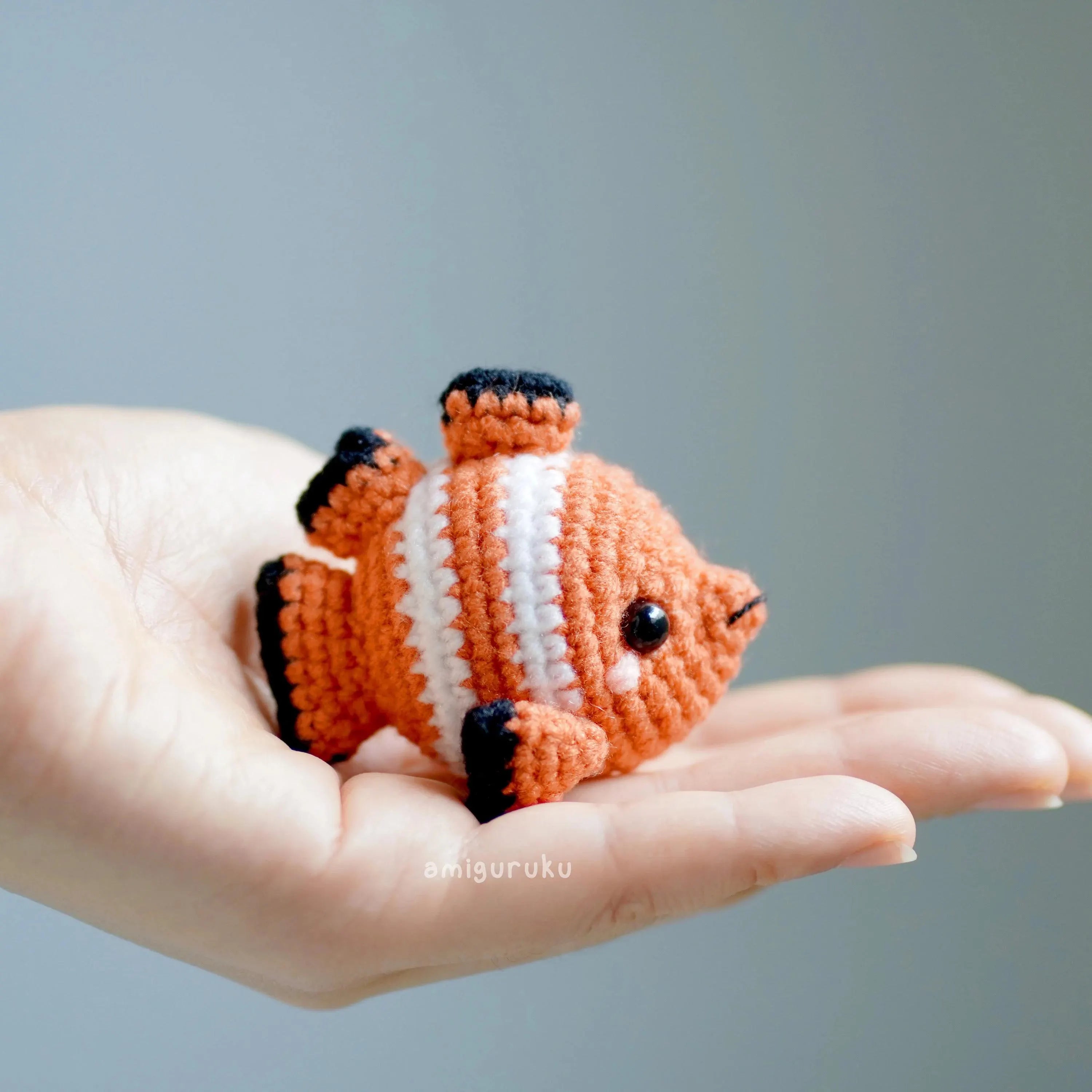 Clown Fish Amigurumi Doll