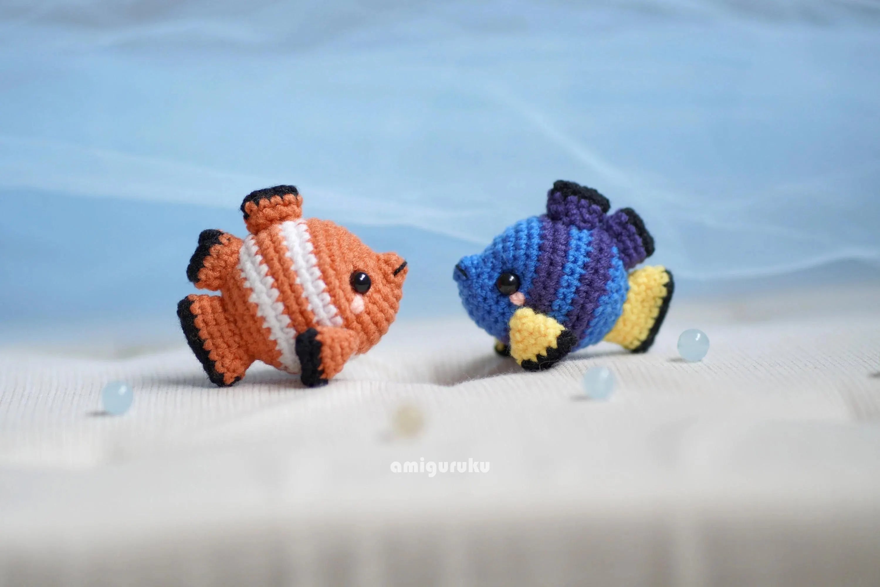 Clown Fish Amigurumi Doll