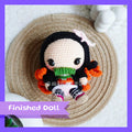 Demon Sister Amigurumi Doll