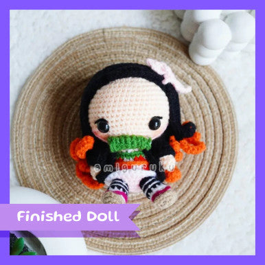 Demon Sister Amigurumi Doll