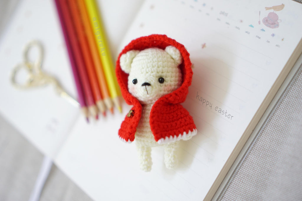 Picnic Bear Amigurumi Doll