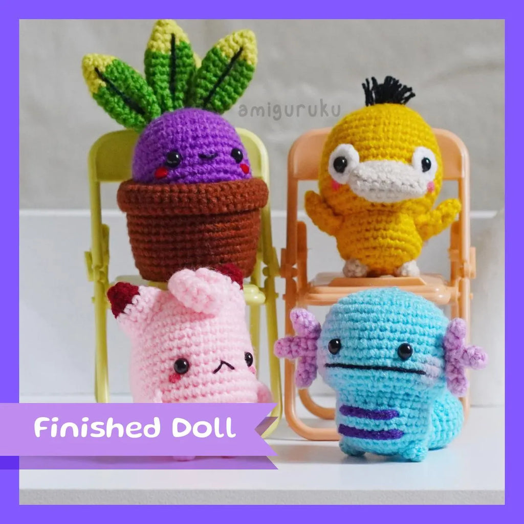 Cute Monsters Amigurumi Doll