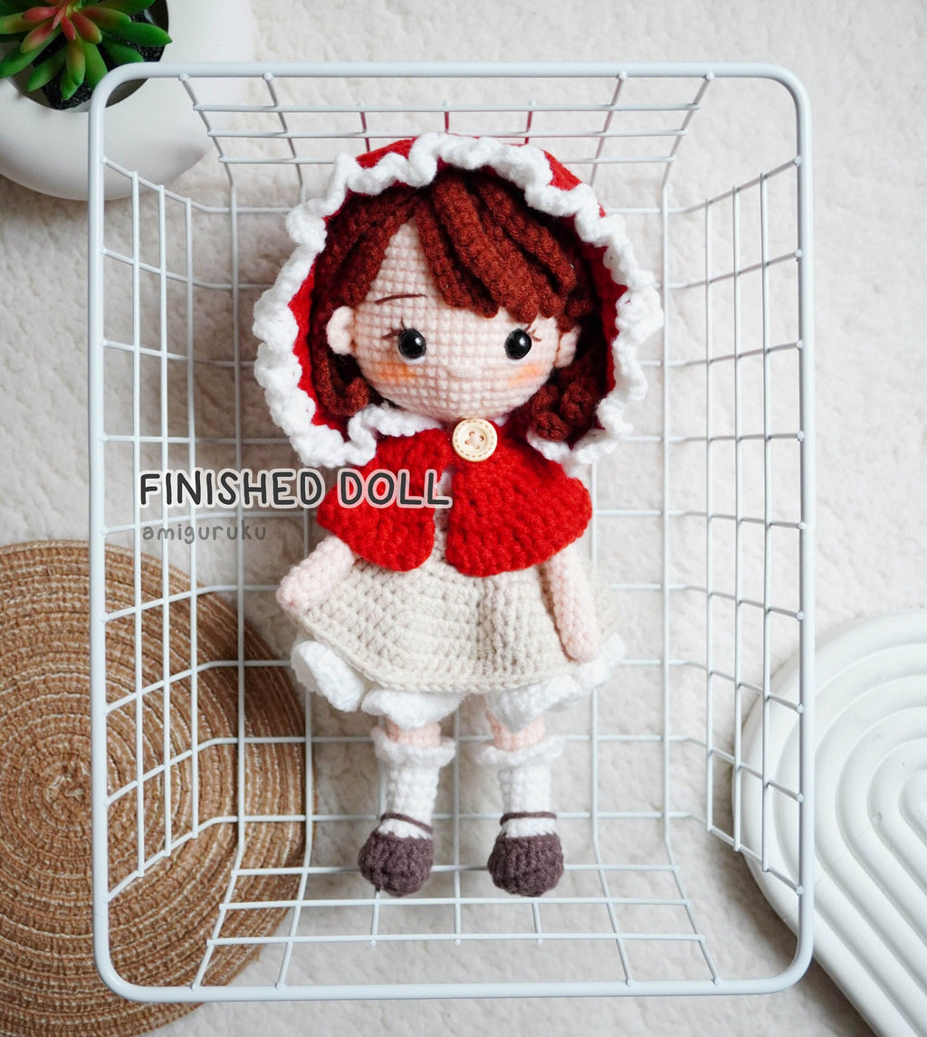 Little Red Riding Hood Amigurumi Doll