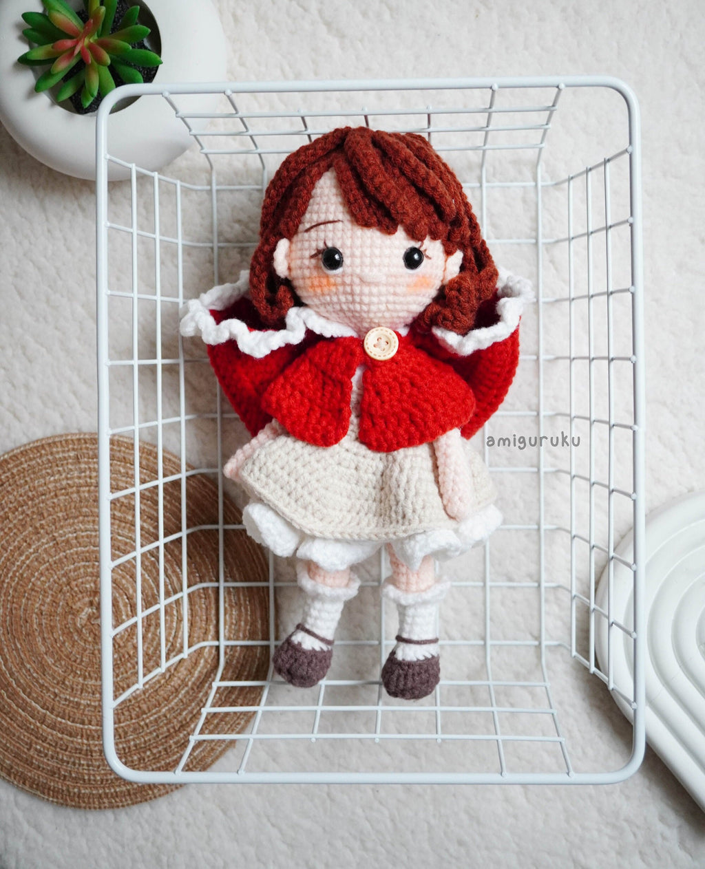 Little Red Riding Hood Amigurumi Doll