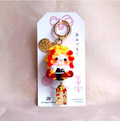 Flame Swordsman - Amigurumi Keychain