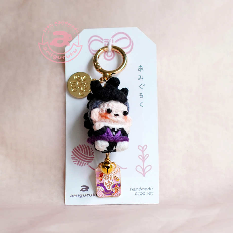 Demon Hunter Brother Amigurumi Keychain
