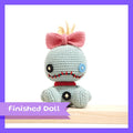 Button Eye Rag Doll Amigurumi Doll