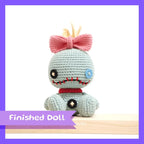 Button Eye Rag Doll Amigurumi Doll