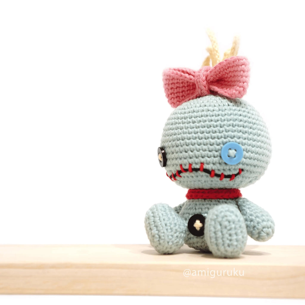 Button Eye Rag Doll Amigurumi Doll