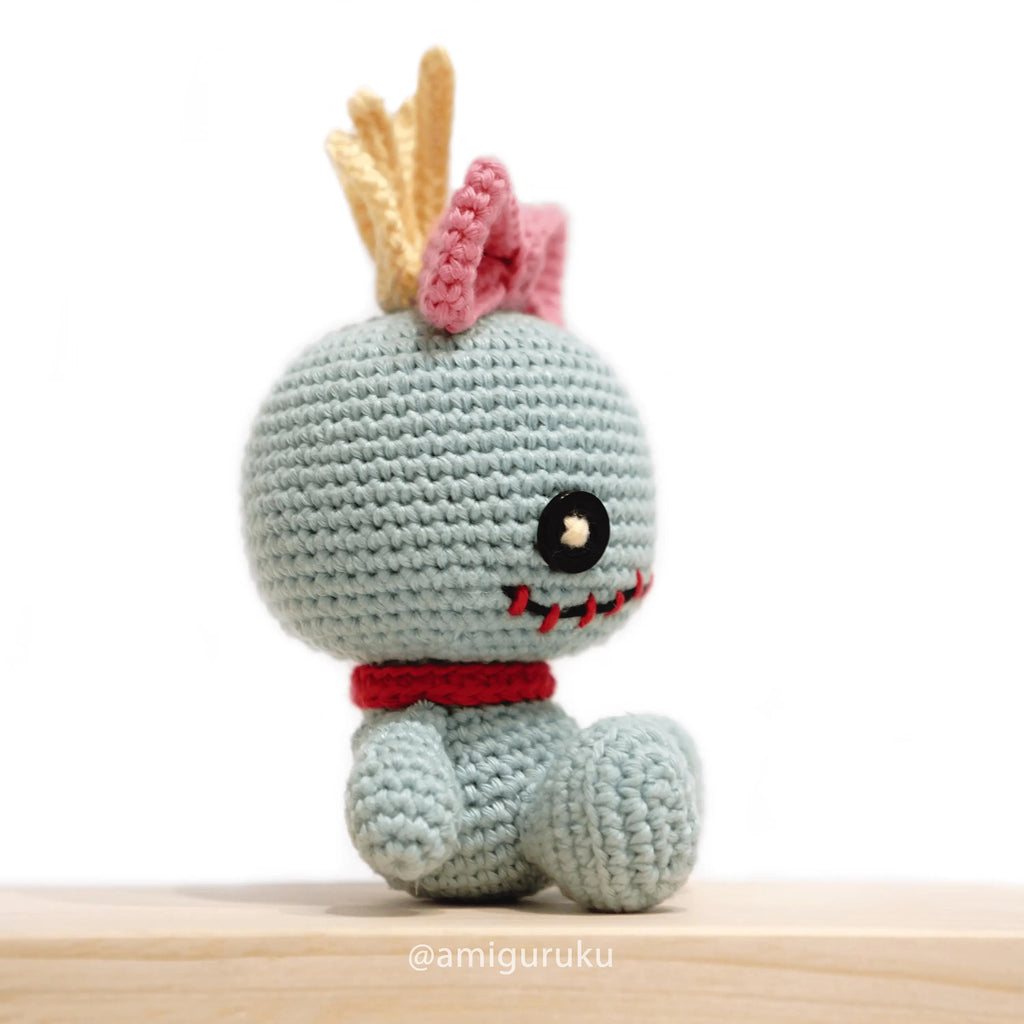 Button Eye Rag Doll Amigurumi Doll