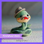 Slippy the Snake Amigurumi Doll