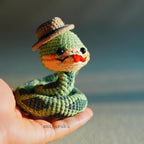 Slippy the Snake Amigurumi Doll