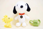Beagle & Yellow Bird Amigurumi Doll