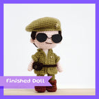 Soldier Army Amigurumi Doll