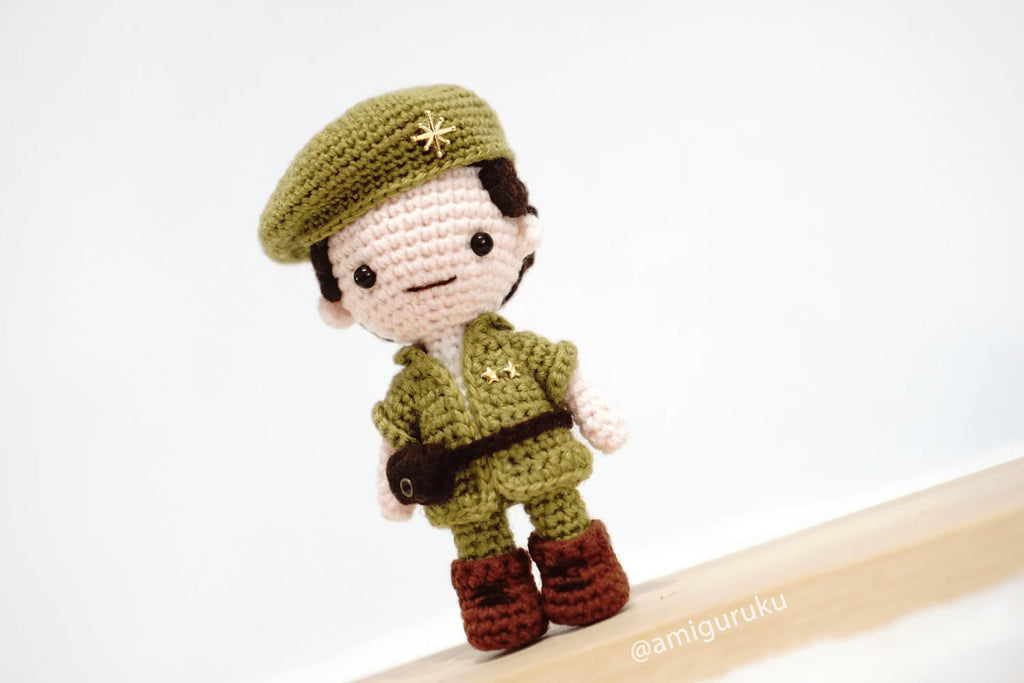 Soldier Army Amigurumi Doll