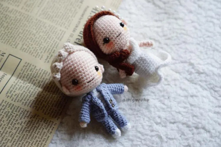 Wedding Couple Amigurumi Doll