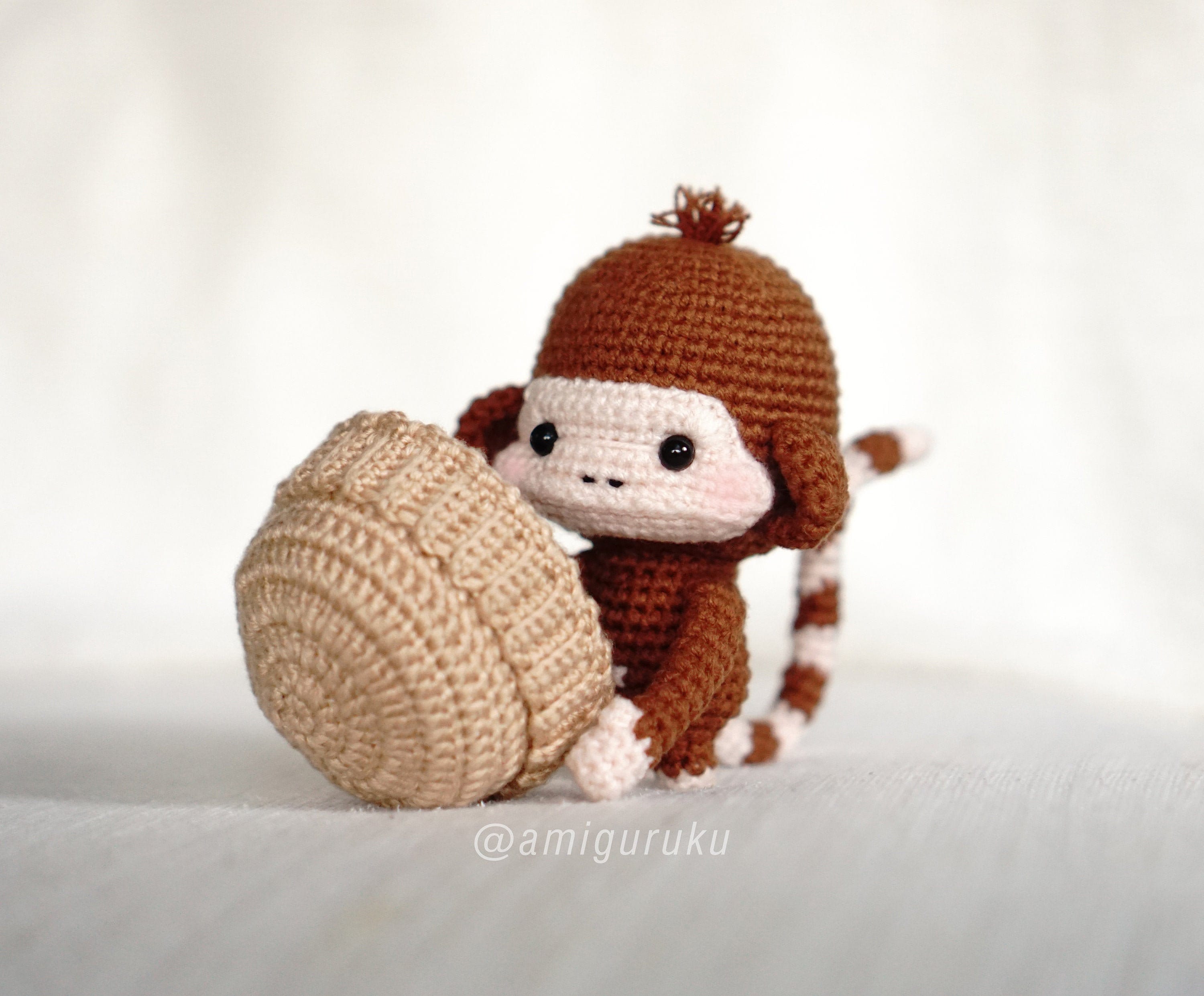 Jesse the Cheeky Monkey Amigurumi Crochet Pattern