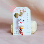 Mini White Kitty Amigurumi Keychain
