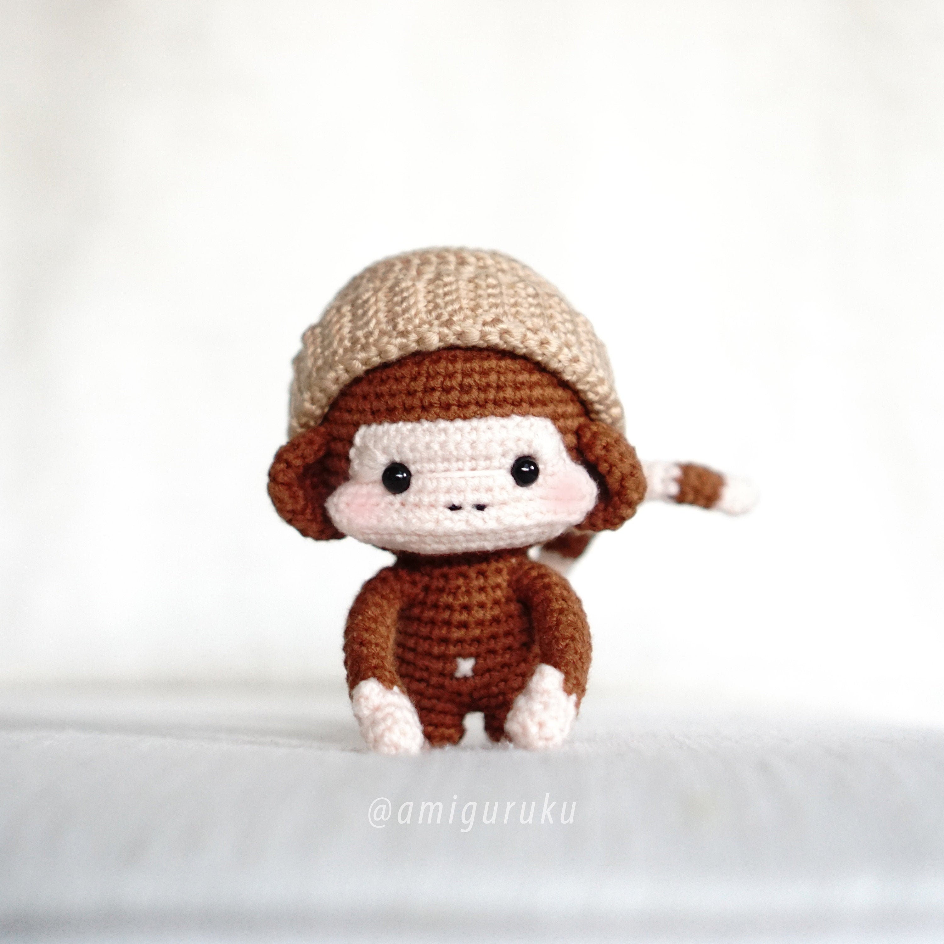 Jesse the Cheeky Monkey Amigurumi Crochet Pattern