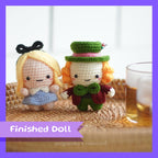 Alice and Mad Hatter Amigurumi Doll