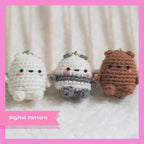 Three Bears Friend Amigurumi Crochet Pattern