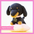 Dachshund Dog Amigurumi Crochet Pattern