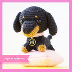 Dachshund Dog Amigurumi Crochet Pattern