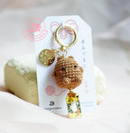 Grizzly Bear Amigurumi Keychain