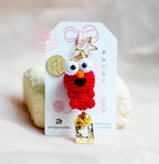 Red Puppet Amigurumi Keychain
