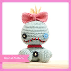 Button Eye Rag Doll Amigurumi Crochet Pattern