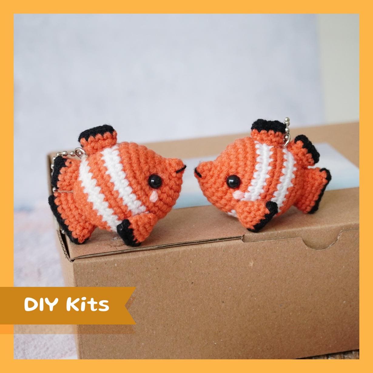 DIY Crochet Kits - Clown Fish