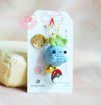 Plant Monster Amigurumi Keychain