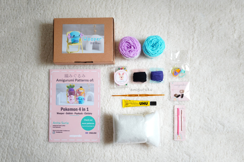 Innocent Blue Monster - DIY Crochet Kits