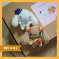 Kawaii Long Eared White Puppy Amigurumi DIY Kit