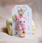 Piglet Amigurumi Keychain