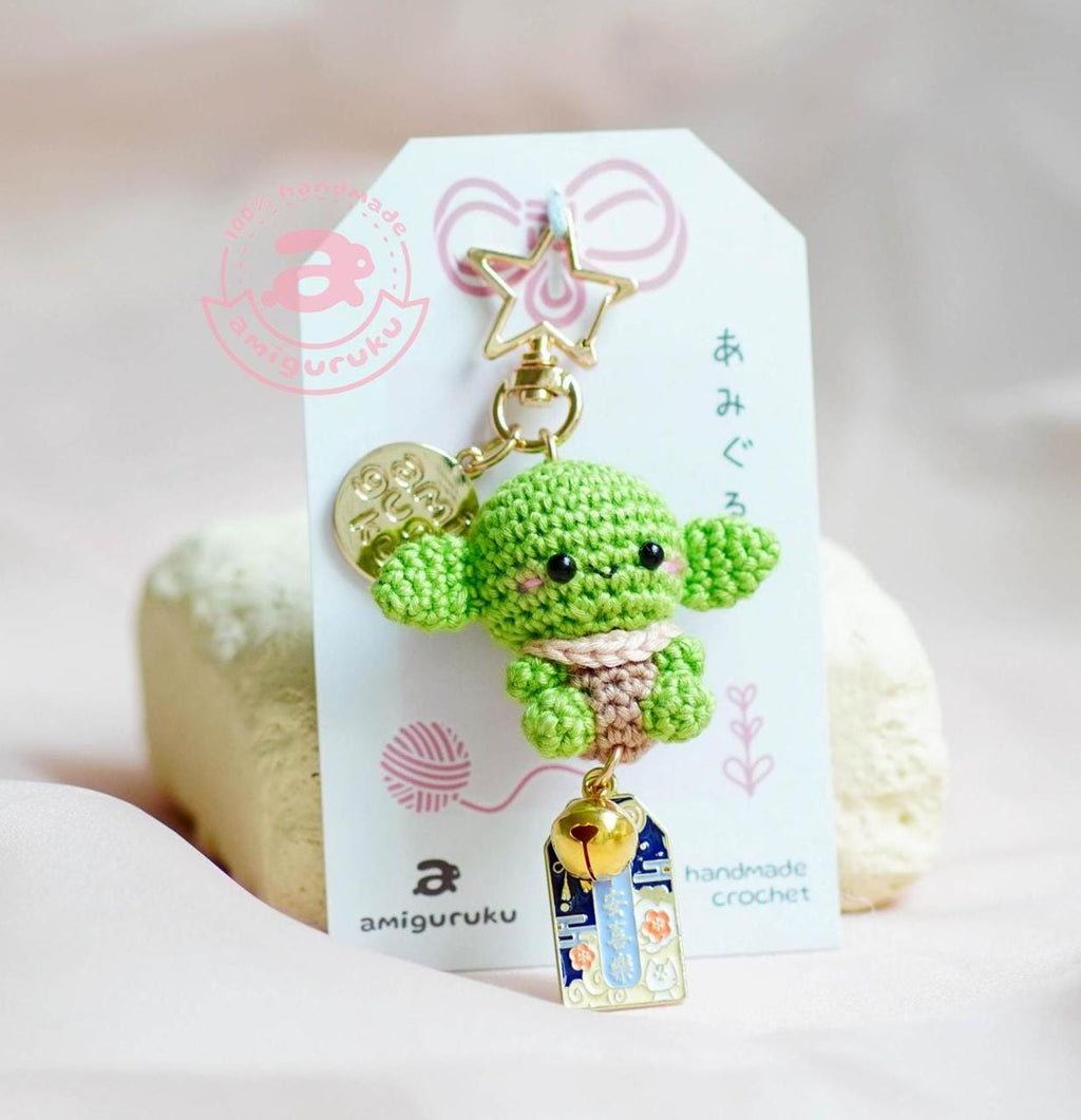 Baby Alien Amigurumi Keychain
